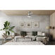 Topper 52 inch Brushed Polished Nickel with Brushed Nickel Blades Fan