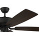 Pro Plus 104 52 inch Espresso with Espresso/Walnut Blades Contractor Ceiling Fan