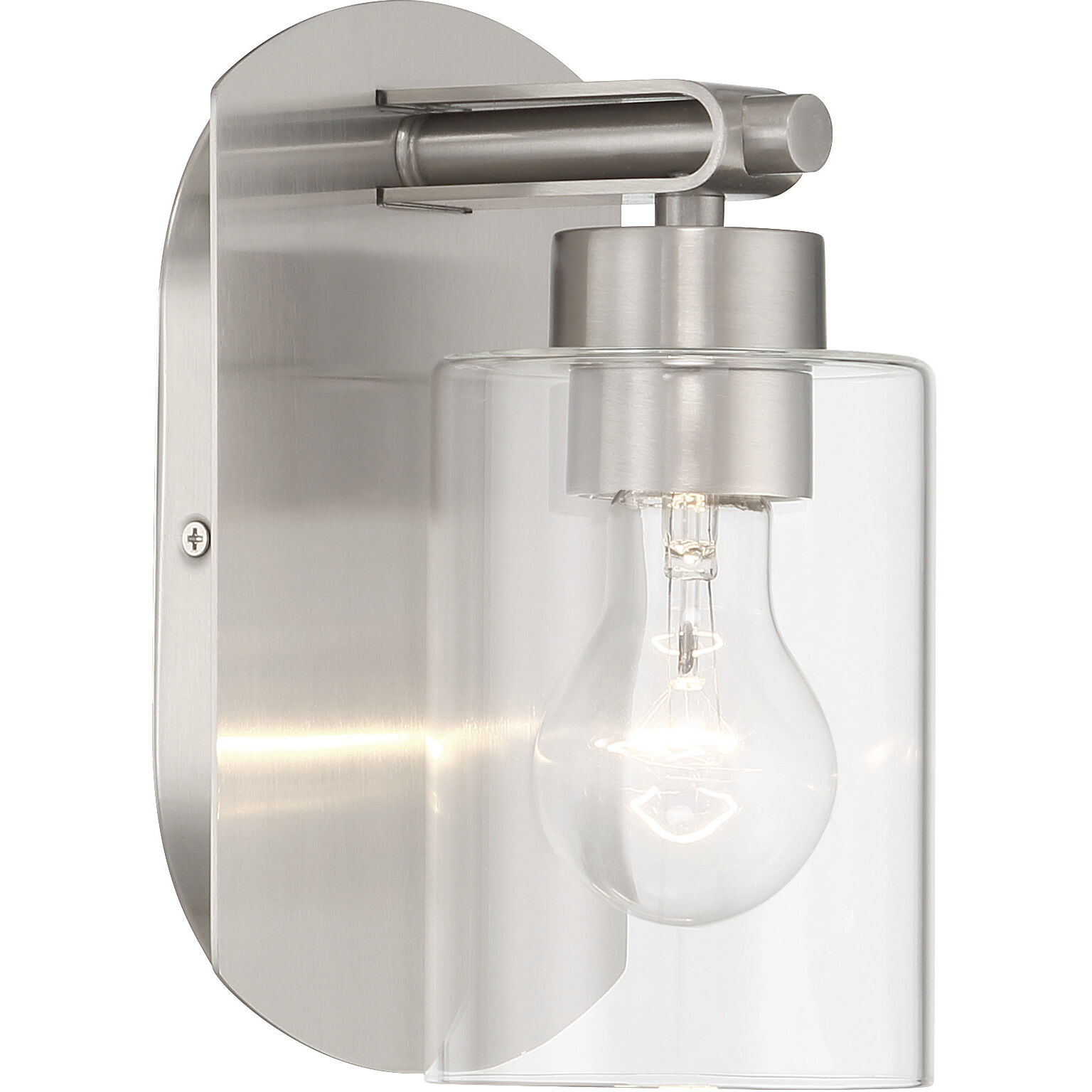 Hendrix 1 Light 5.25 inch Brushed Polished Nickel Wall Sconce Wall Light