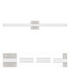 Trim LED 36 inch Brushed Polished Nickel Vanity Light Wall Light