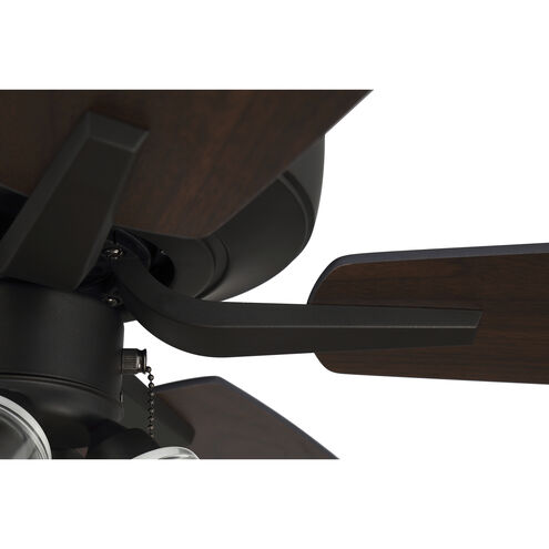 Pro Plus 104 52 inch Espresso with Espresso/Walnut Blades Contractor Ceiling Fan