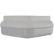 Resilience 2 Light 10 inch Textured White Outdoor Flush