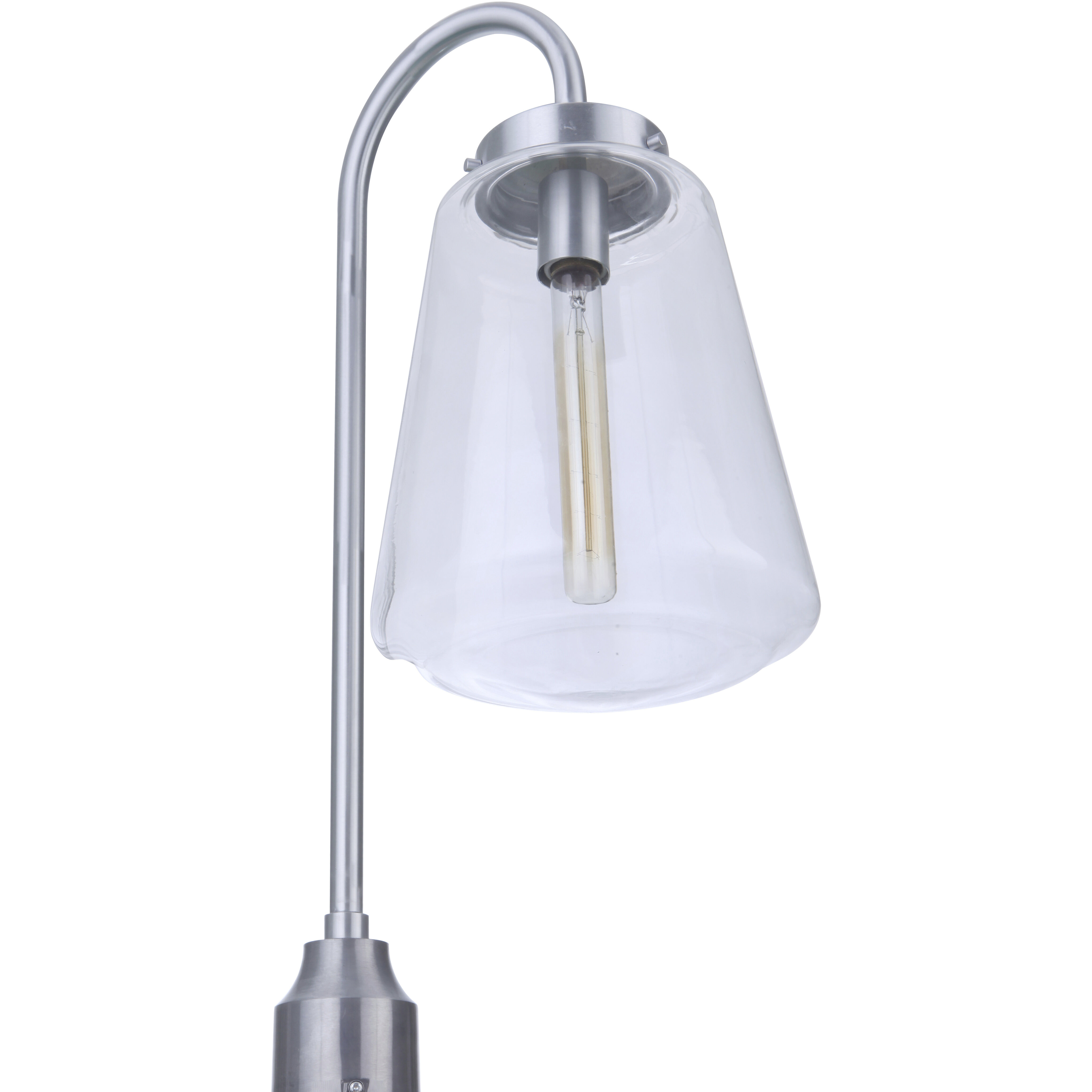 Laclede 1 Light 25.38 inch Satin Aluminum Outdoor Post Mount