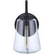 Laclede 1 Light 15 inch Midnight Outdoor Wall Mount, Medium
