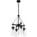 Crosspoint 4 Light 18.25 inch Espresso Outdoor Chandelier
