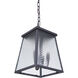 Armstrong 3 Light 8 inch Midnight Outdoor Pendant