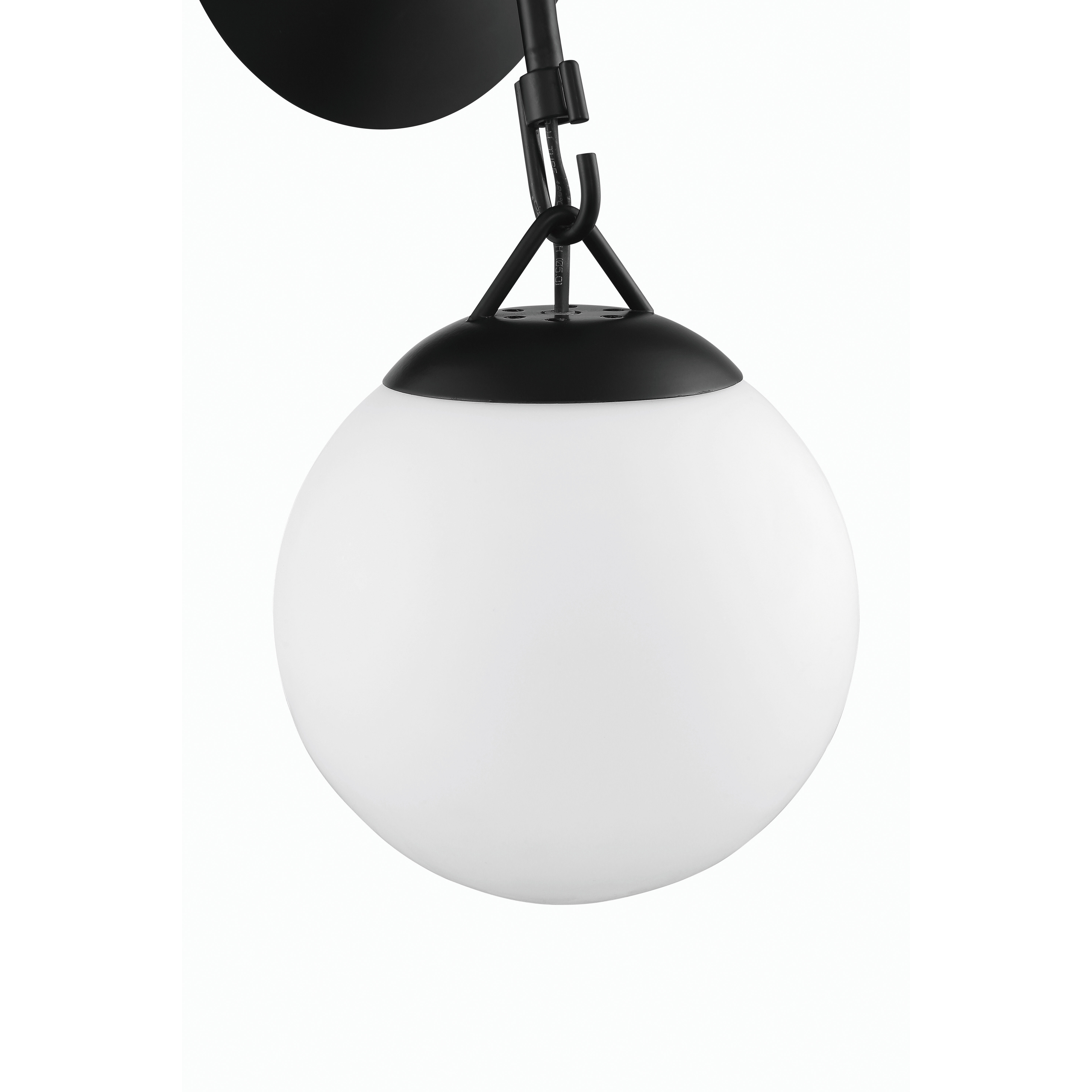 Orion 1 Light 6 inch Flat Black Wall Sconce Wall Light