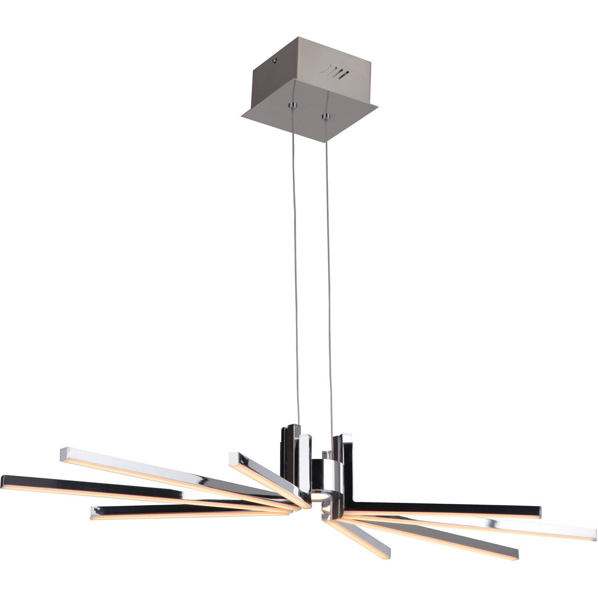 Pinnacle LED 15 inch Chrome Chandelier Ceiling Light