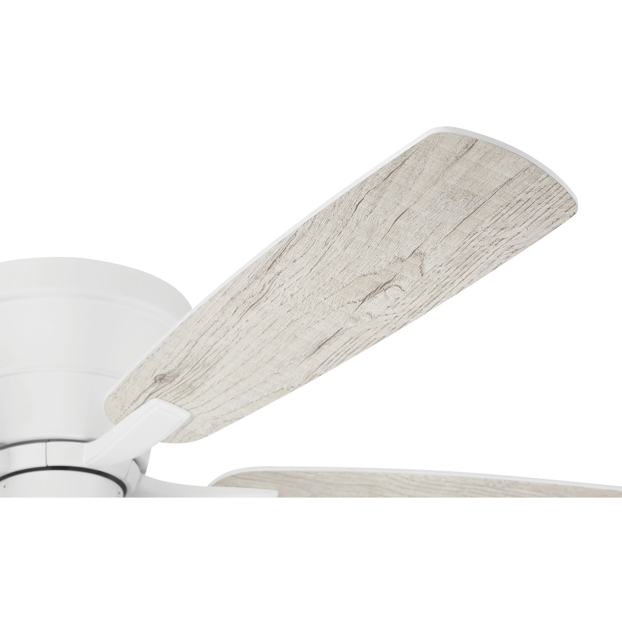Wheeler 52 inch White with White/Washed Oak Blades Fan