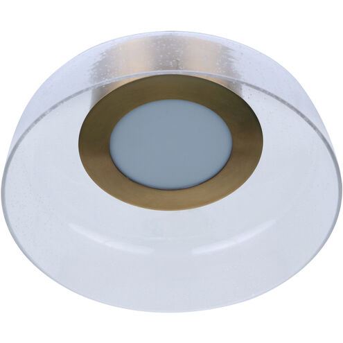 Centric LED 13 inch Satin Brass Flushmount Ceiling Light