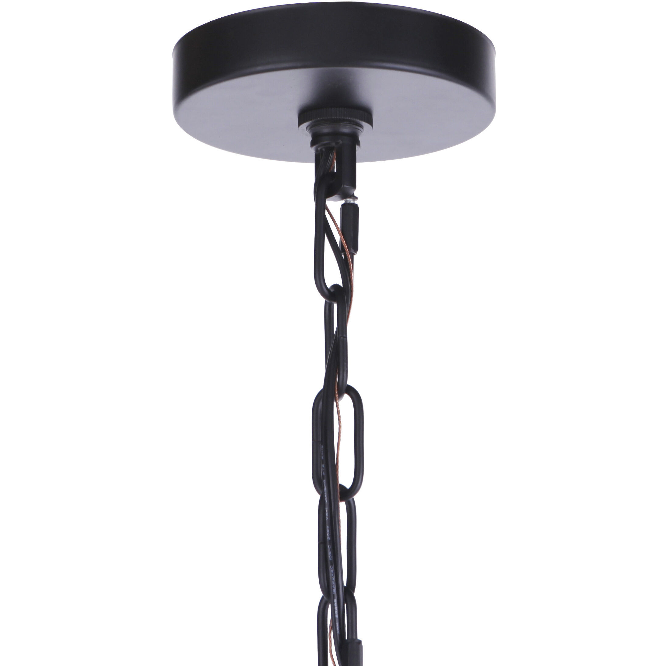 Larrson 8 Light 20.13 inch Flat Black Chandelier Ceiling Light