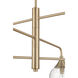 Reflection 6 Light 36 inch Premium Bronze Chandelier Ceiling Light