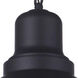 Singleton 1 Light 14 inch Midnight Outdoor Pendant