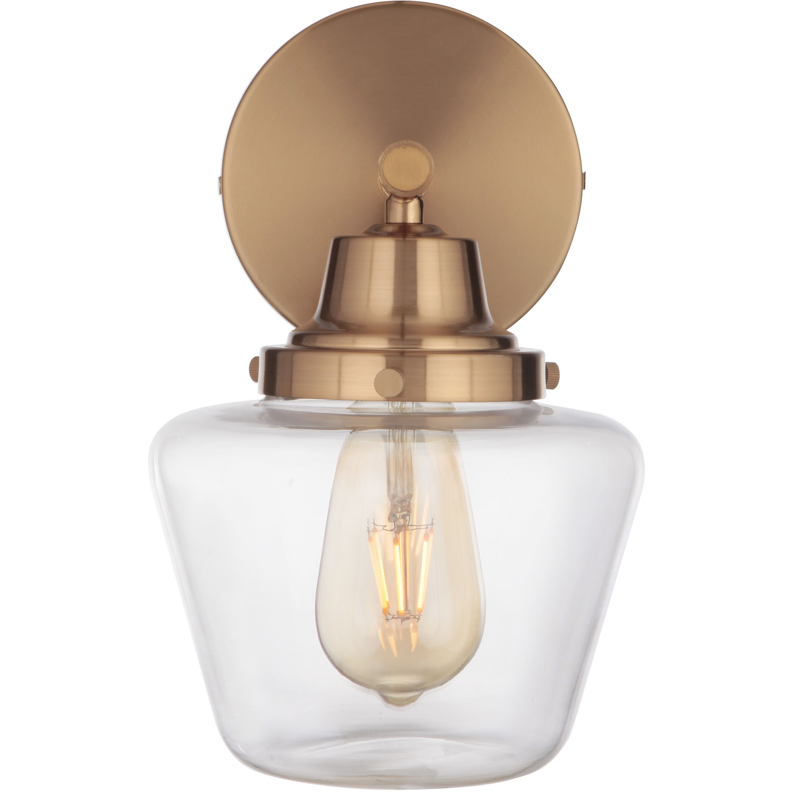 Neighborhood Essex 1 Light 7 inch Satin Brass Wall Sconce Wall Light, Neighborhood Collection