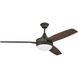Targas 52 inch Espresso with Mahogany/Teak Blades Fan