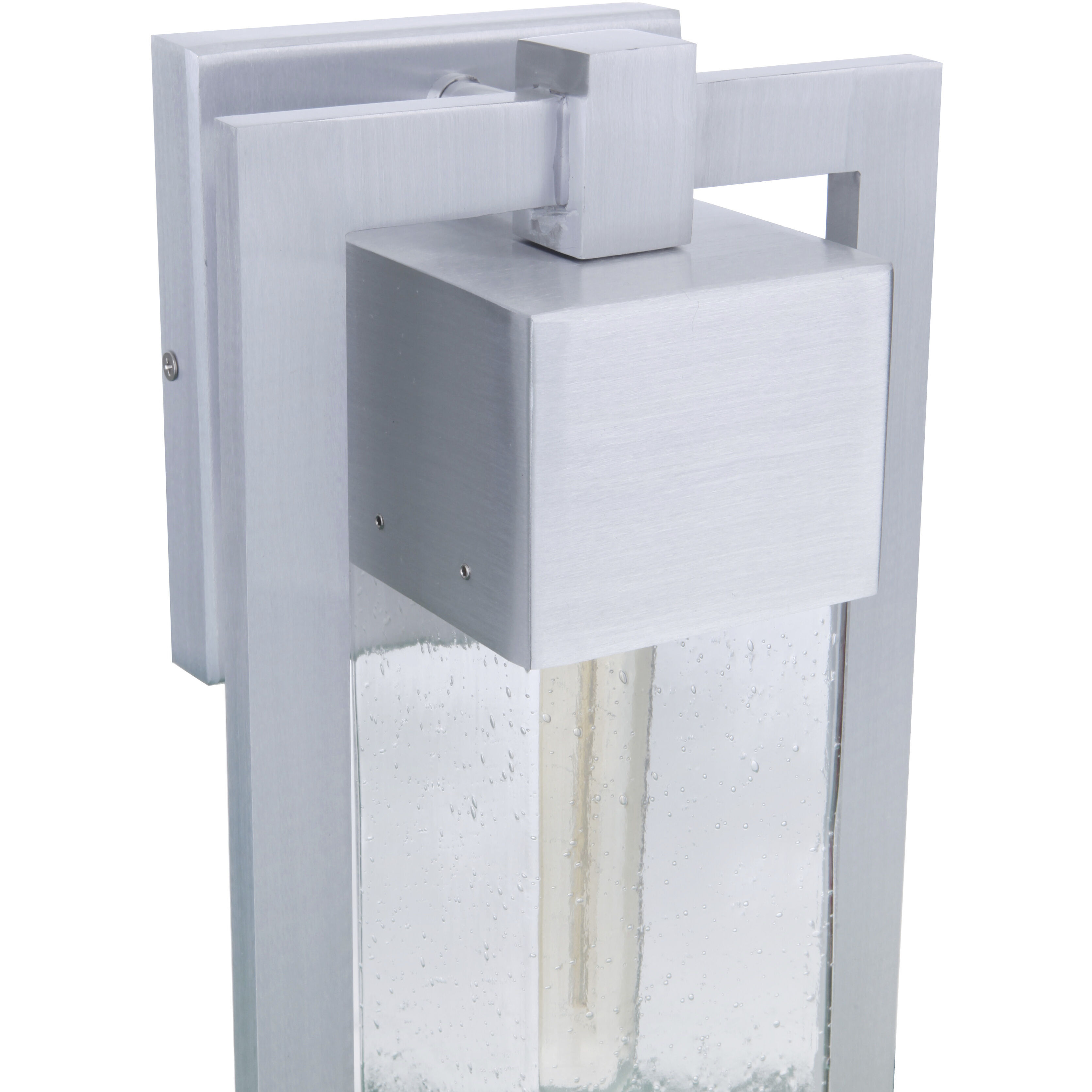 Perimeter Outdoor Wall Mount in Satin Aluminum, Large