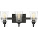 Neighborhood Grace 3 Light 21 inch Espresso Vanity Light Wall Light, Neighborhood Collection