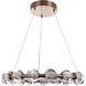 Jackie LED 30.38 inch Satin Brass Chandelier Ceiling Light