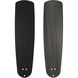 Wheeler 52 inch Flat Black with Flat Black/Greywood Blades Fan