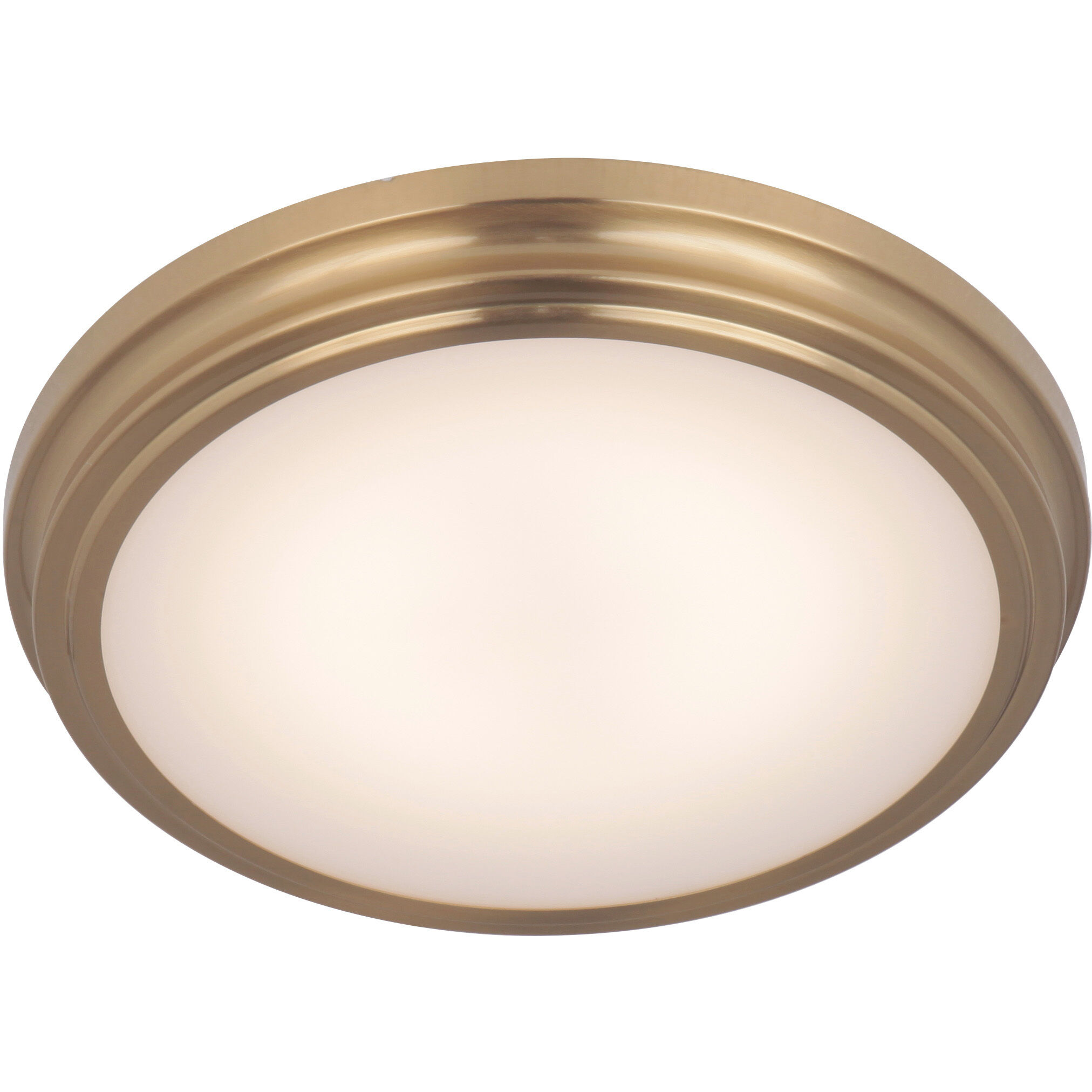 Neighborhood X66 Series LED 13 inch Satin Brass Flushmount Ceiling Light