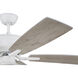 Pro Plus 101 52 inch White with White/Washed Oak Blades Contractor Ceiling Fan