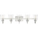 Neighborhood Grace 5 Light 37 inch Brushed Polished Nickel Vanity Light Wall Light, Neighborhood Collection