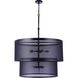 Mesh 9 Light 36 inch Flat Black Pendant Ceiling Light