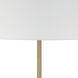 Jones 65 inch Satin Brass Floor Lamp Portable Light