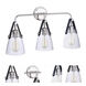Gallery Hagen 3 Light 26 inch Polished Nickel Vanity Light Wall Light