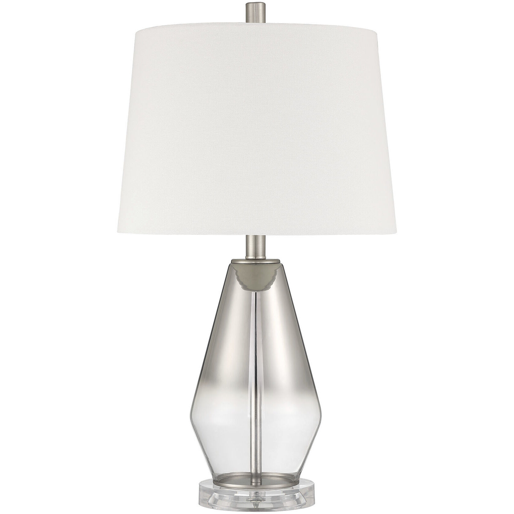 Bejamin 24.8 inch 100 watt Brushed Nickel Table Lamp Portable Light