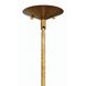 Orion 1 Light 6 inch Patina Aged Brass Mini Pendant Ceiling Light