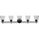 Neighborhood Drake 5 Light 42 inch Flat Black Vanity Light Wall Light, Neighborhood Collection