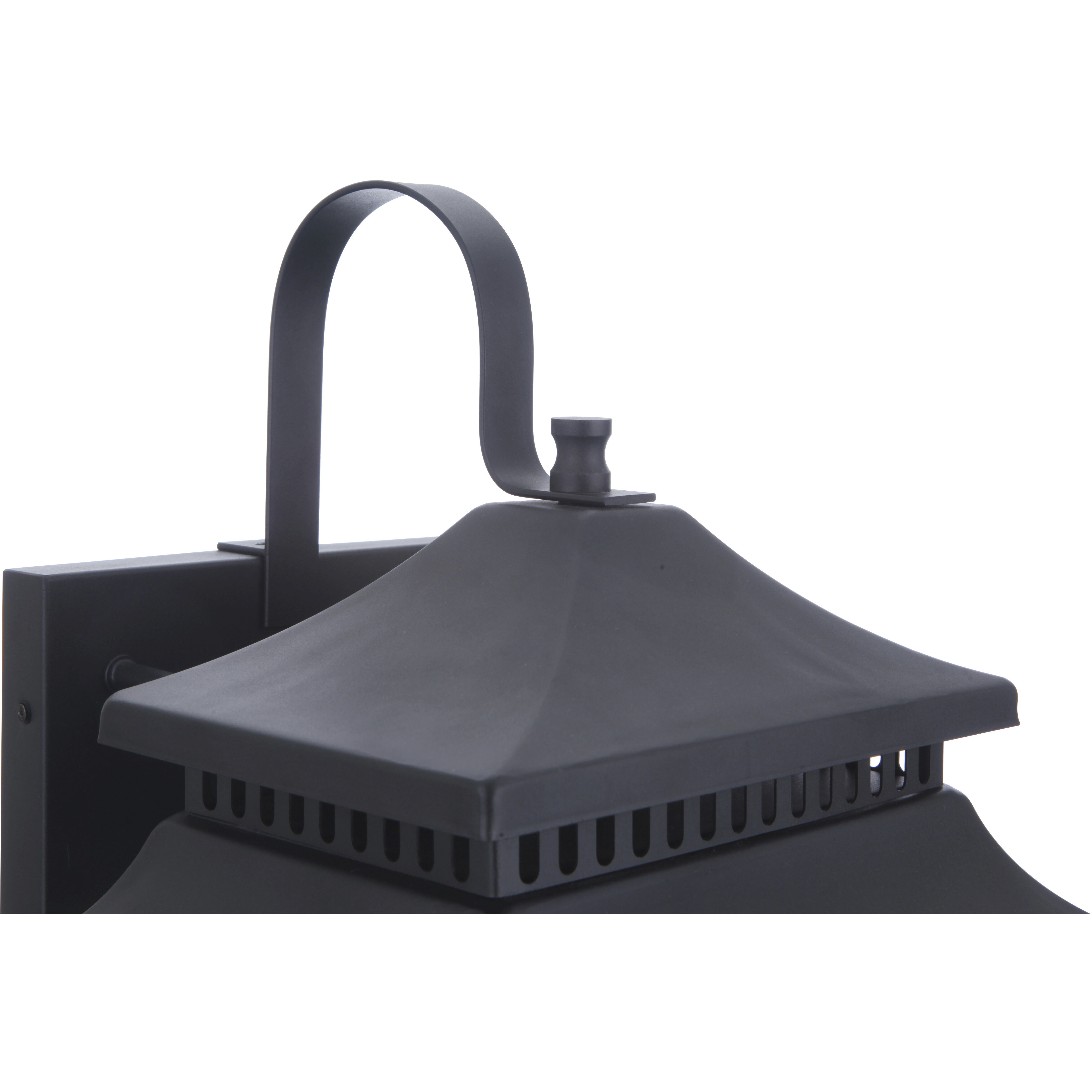 Crossbend 3 Light 24 inch Dark Bronze Gilded Outdoor Wall Lantern