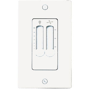 Signature White Fan Control System, 4 Speed with Faceplate