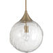 Reflection 1 Light 12 inch Premium Bronze Pendant Ceiling Light