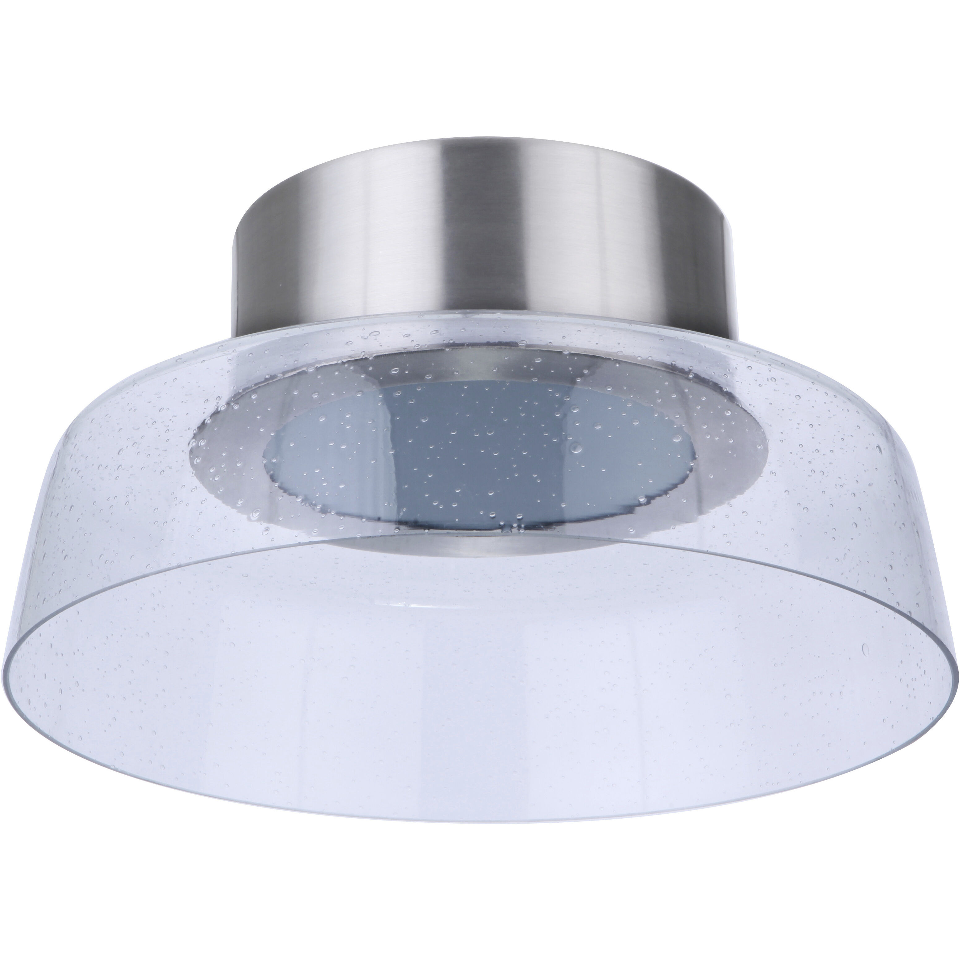 Centric LED 12.5 inch Brushed Polished Nickel Flushmount Ceiling Light