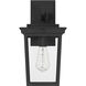 Duncan 1 Light 15.88 inch Textured Black Outdoor Wall Lantern