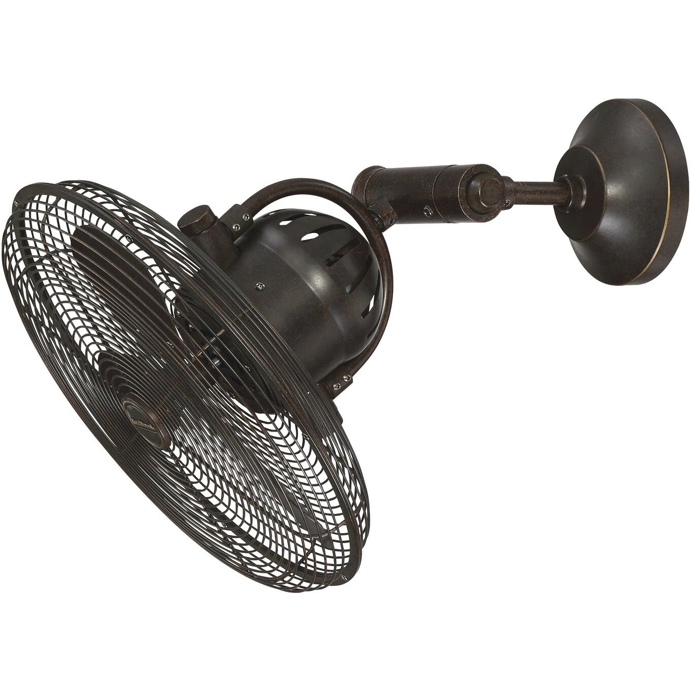 Bellows IV 17.5 inch Aged Bronze Textured Wall Fan