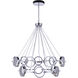 Context LED 36 inch Chrome Chandelier Ceiling Light