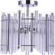 Reveal 3 Light 16.38 inch Chrome Semi Flush Ceiling Light