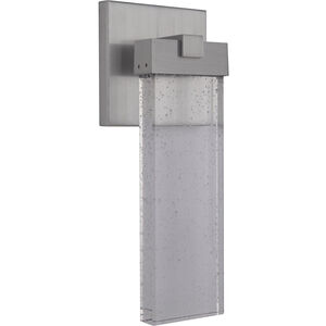 Aria LED 15 inch Satin Aluminum Outdoor Wall Mount, Small