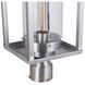 Neo 1 Light 17 inch Satin Aluminum Outdoor Post Light