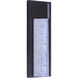Tony LED 13 inch Midnight Outdoor Pocket Sconce, Small