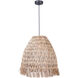 Bejamin 1 Light 20 inch Espresso Pendant Ceiling Light