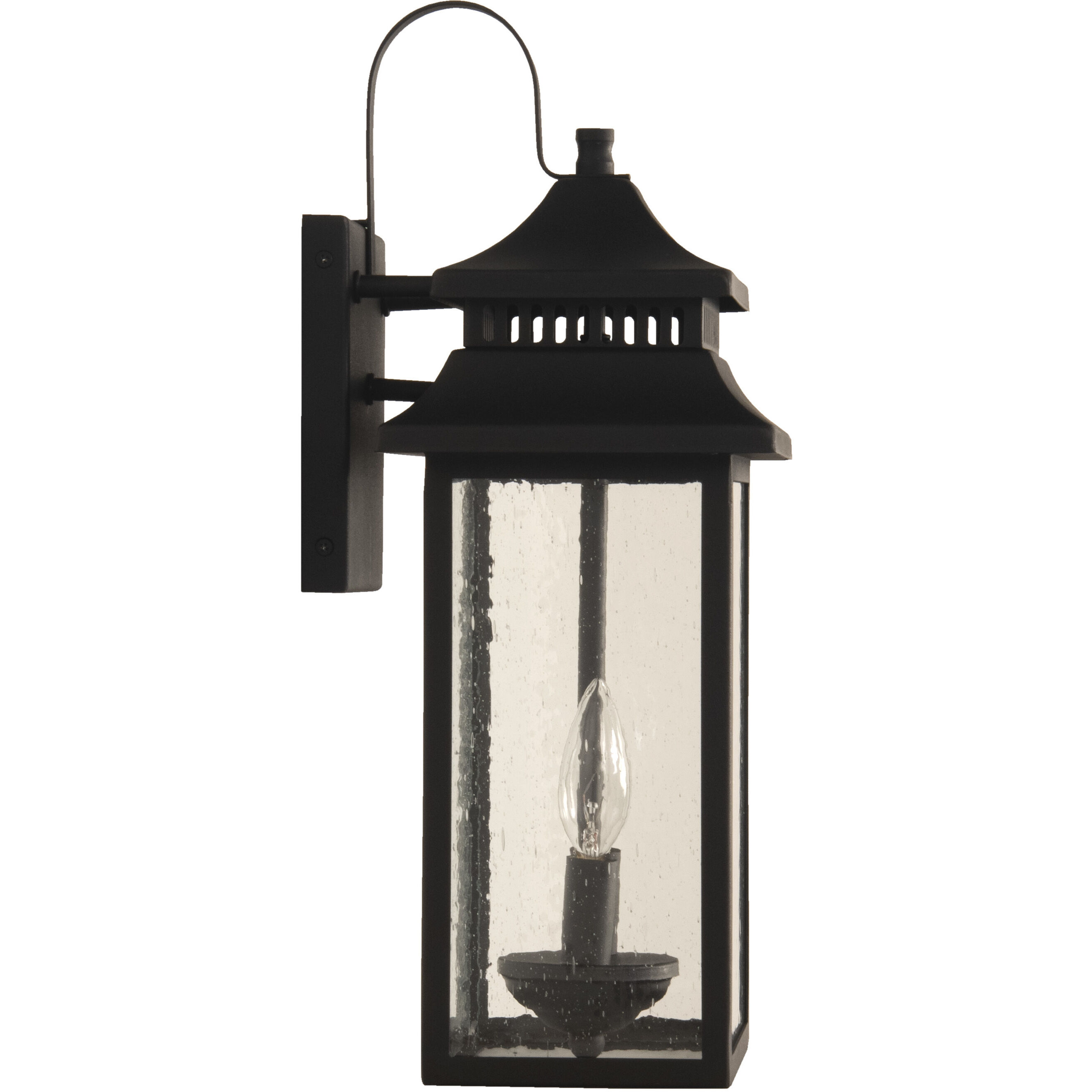 Crossbend 2 Light 19 inch Textured Black Outdoor Wall Mount in Textured Matte Black