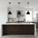 Blake 1 Light 11 inch Flat Black/Satin Brass Pendant Ceiling Light