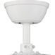 Pro Plus 112 52 inch White with White/Washed Oak Blades Contractor Ceiling Fan, Slim
