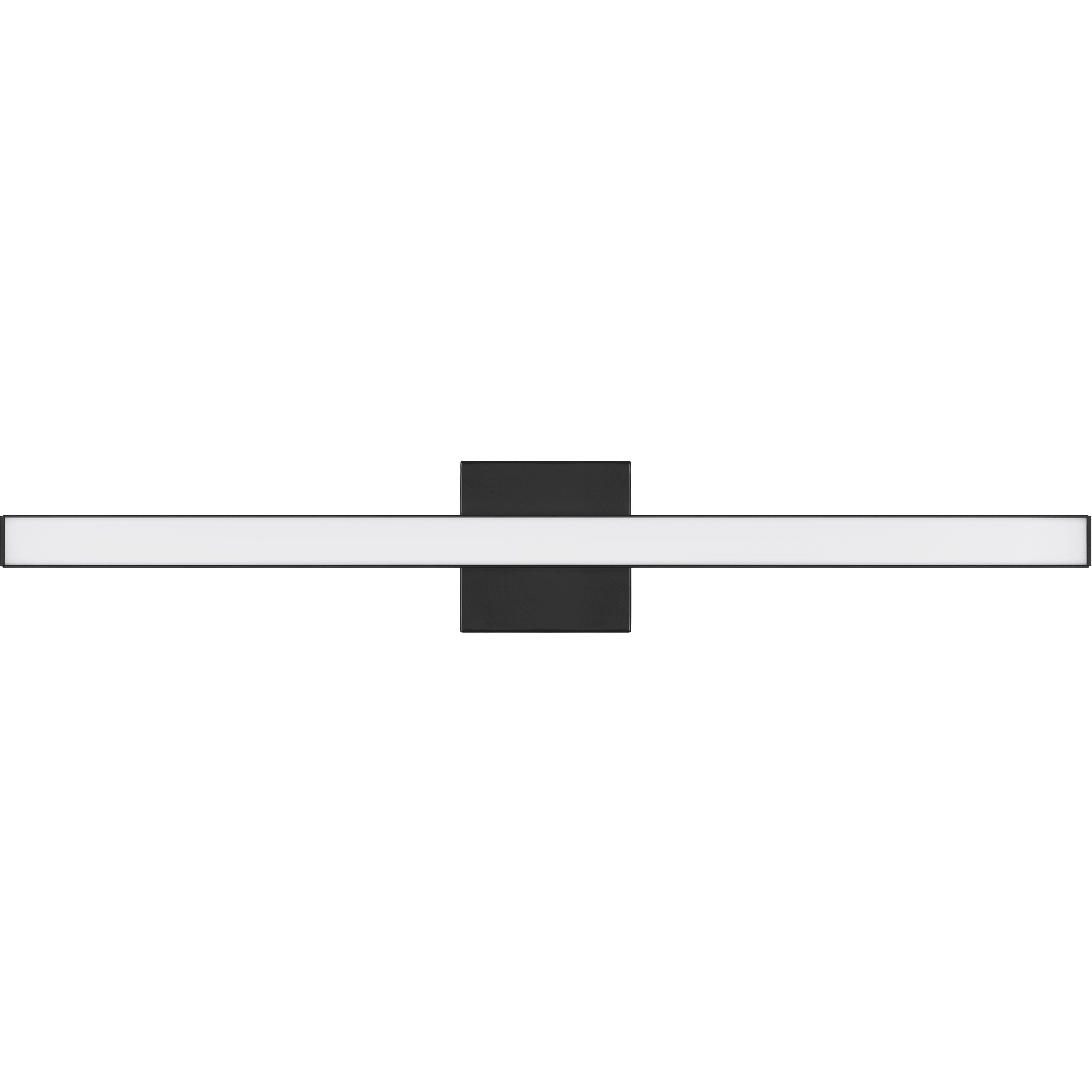 Trim LED 30 inch Flat Black Vanity Light Wall Light