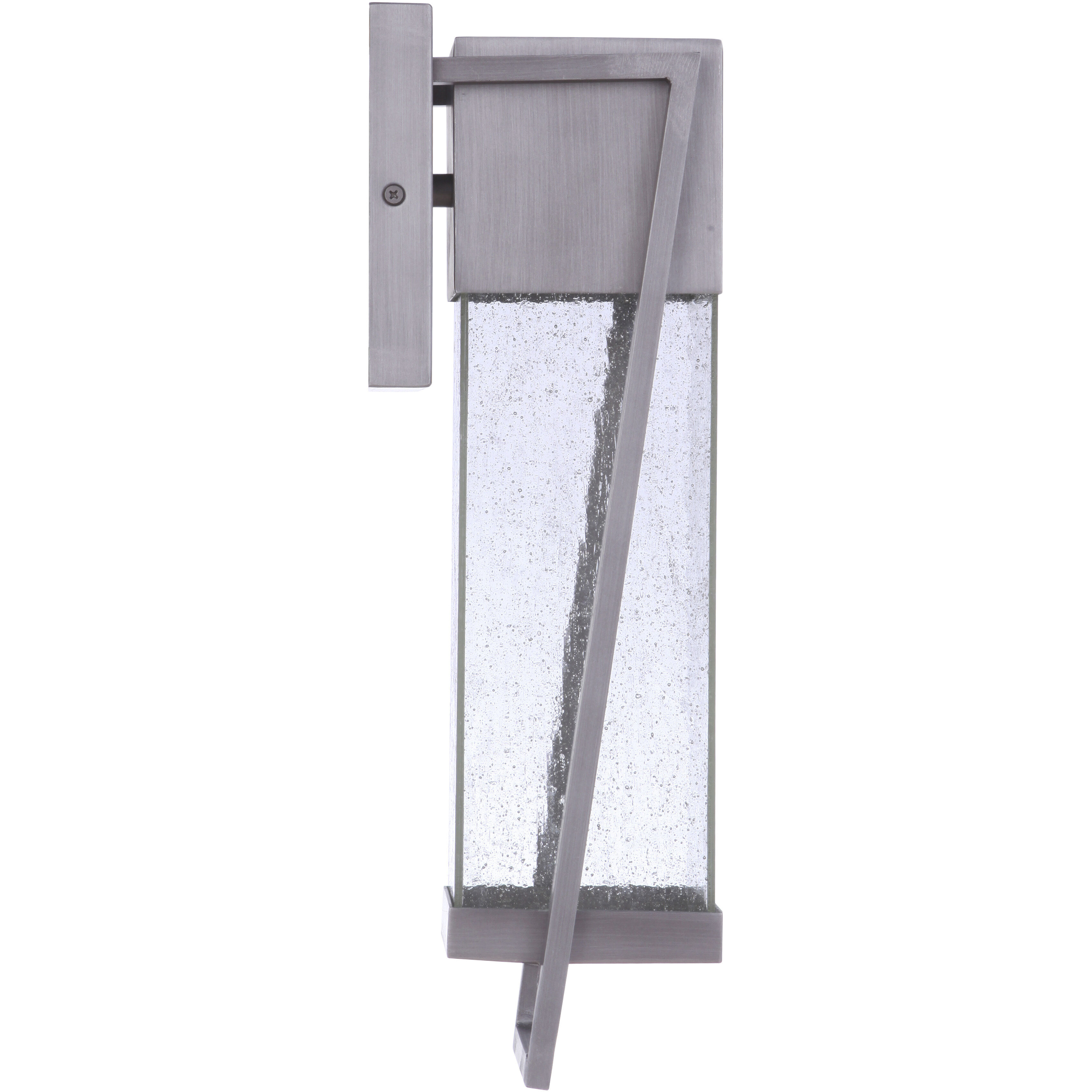 Bryce LED 17 inch Brushed Titanium Outdoor Wall Lantern