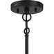 Stowe 4 Light 15 inch Flat Black Foyer Light Ceiling Light